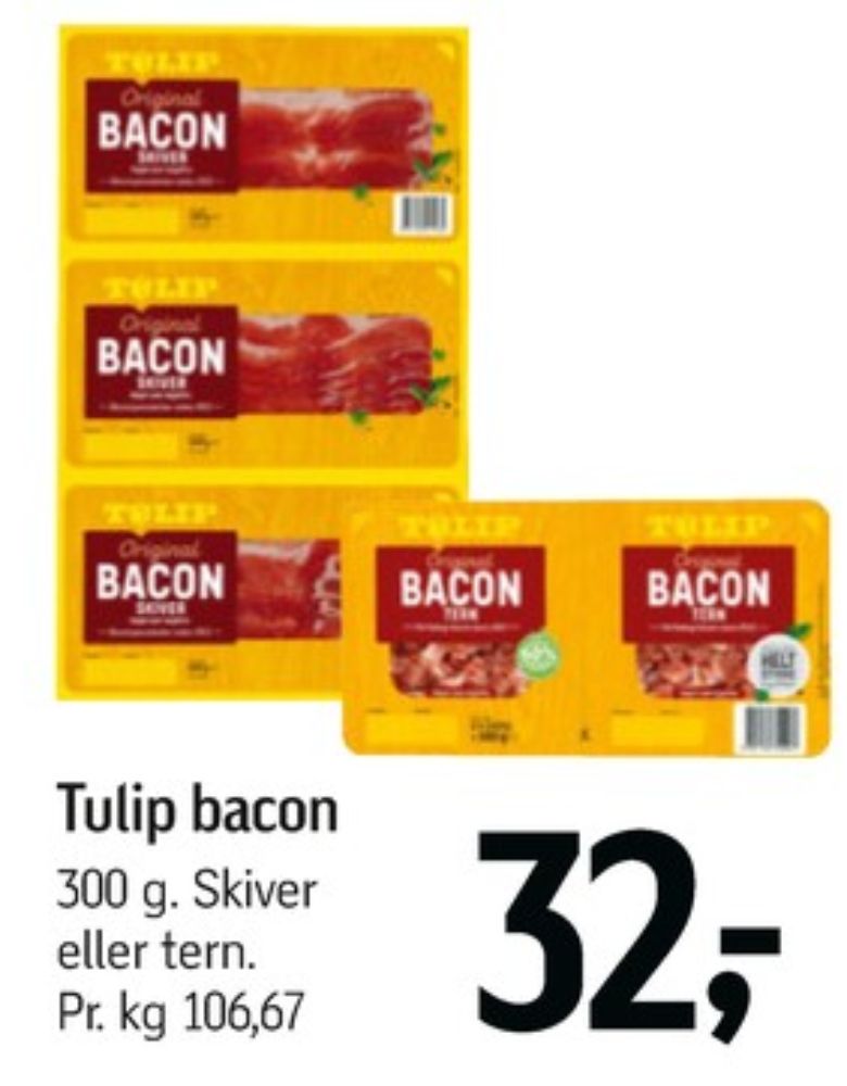 Tulip, Bacontern