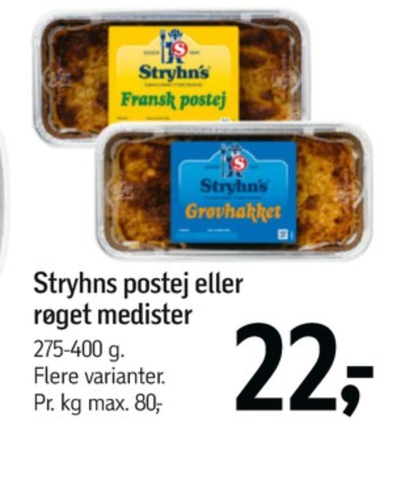 Stryhns Grovhakket, Leverpostej