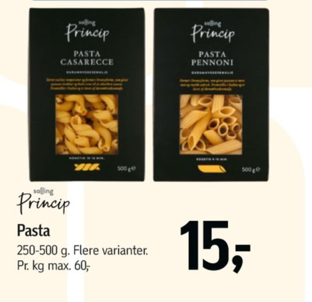 Salling Princip, Pasta Pennoni