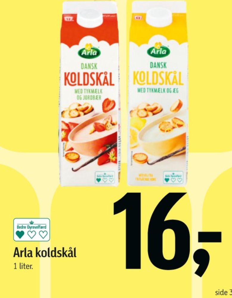 Arla, Koldskål Tykmælk & Æg