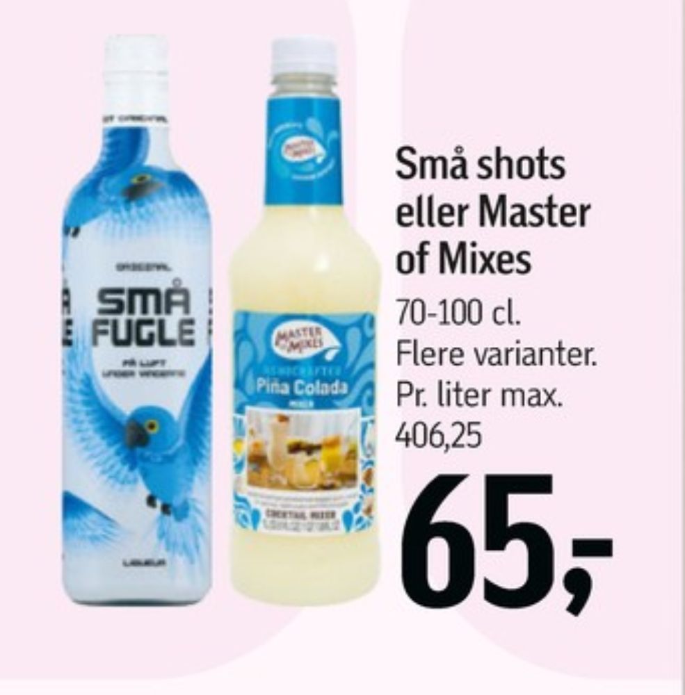 Små Fugle, Shots