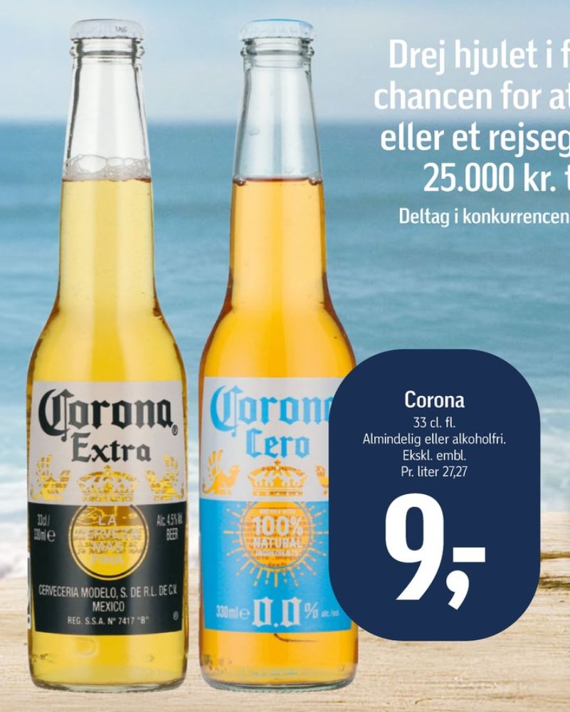 Corona Cero, Øl - Alkoholfri