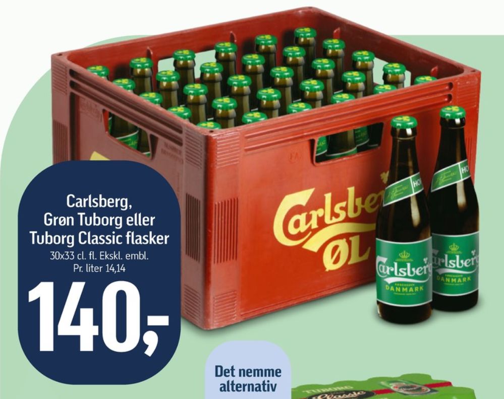 Tuborg Grøn, Øl