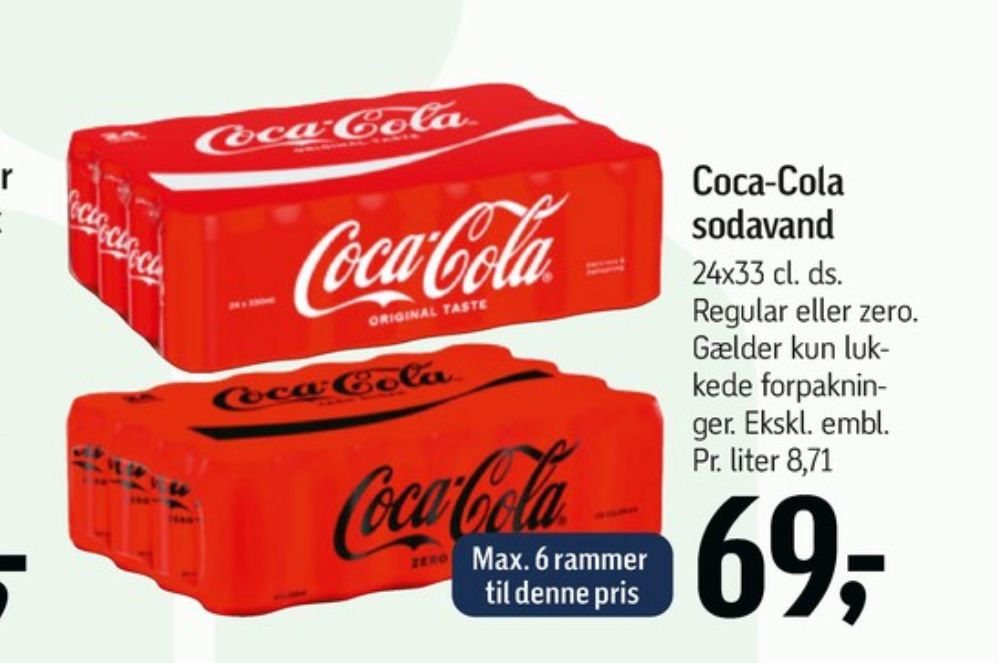 Coca Cola, Cola 24 pk.