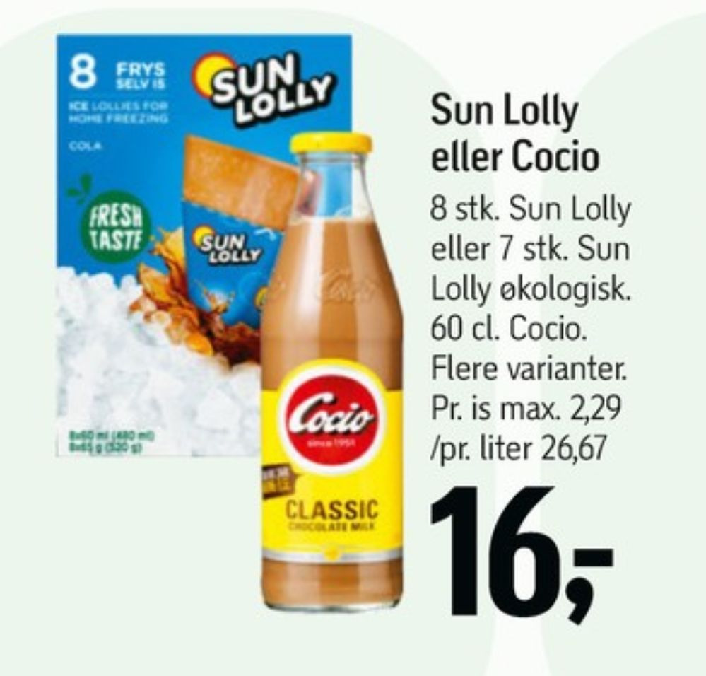 Sun Lolly, Is frys selv - Cola