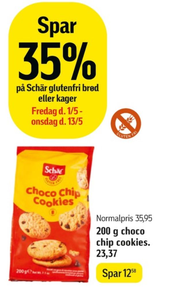 Schär, Choco Chip Cookies