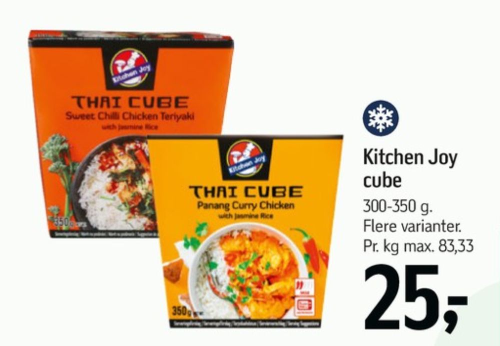 Kitchen Joy Thai Cube, Panang Curry Chicken