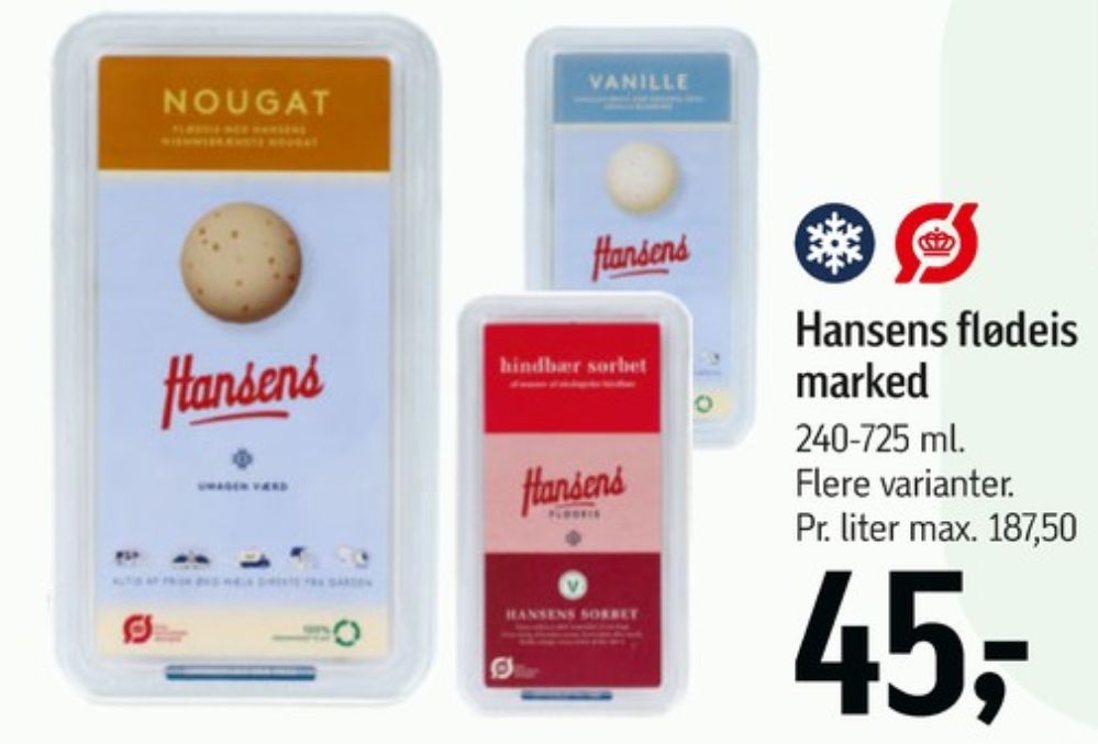 Hansens, Nougat is
