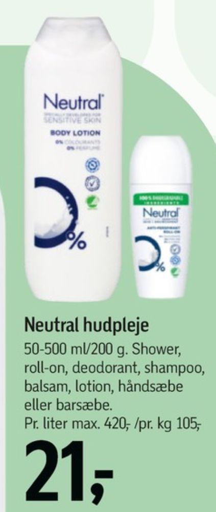 Neutral, Bodyshampoo