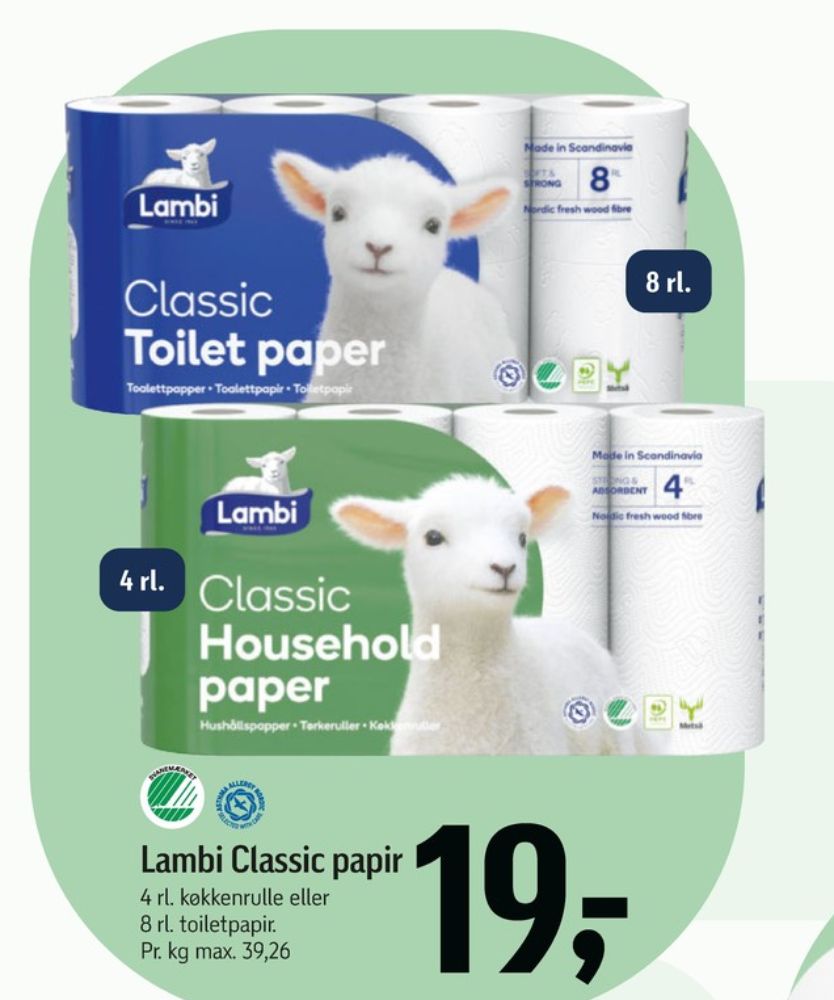Lambi Classic, Køkkenrulle