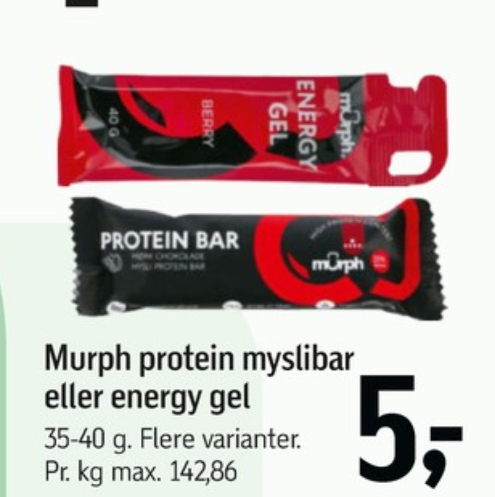 Murph, Træningstilskud