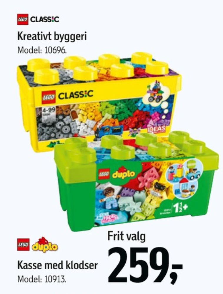 Lego, Byggeklodser