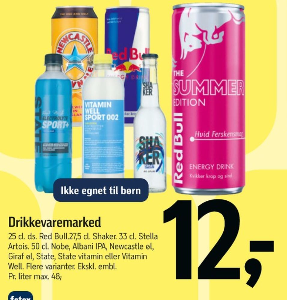 Red Bull Energy, Energidrik