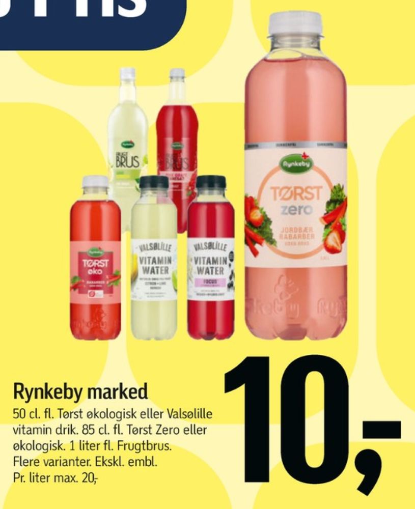 Valsølille, Vitamin Water Jordbær & Hindbær