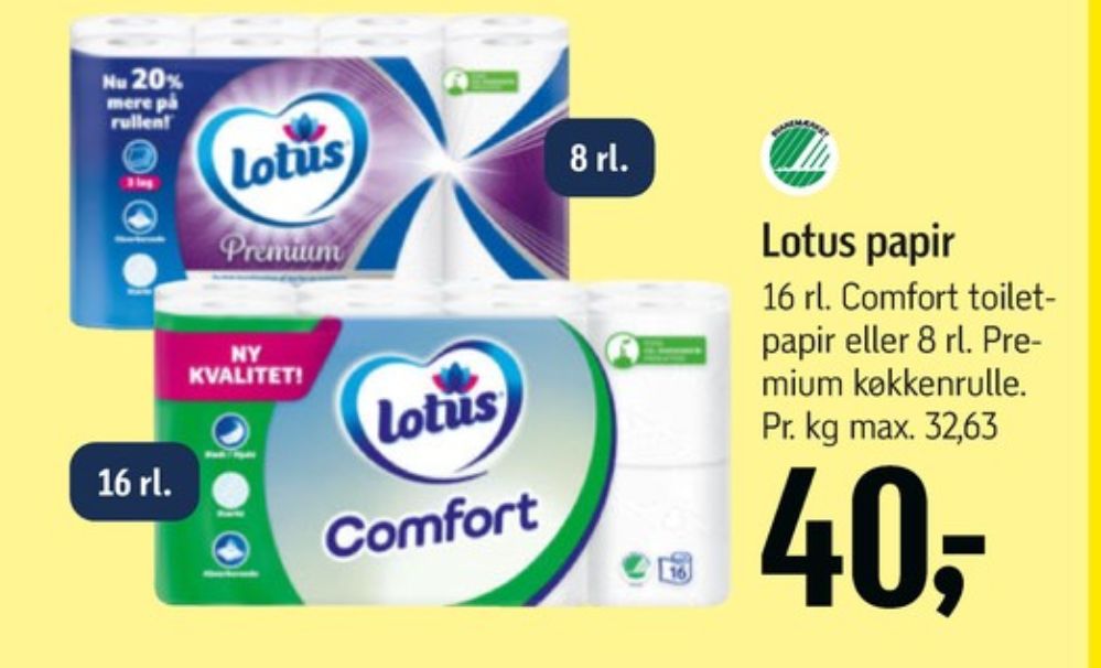 Lotus Premium, Køkkenrulle