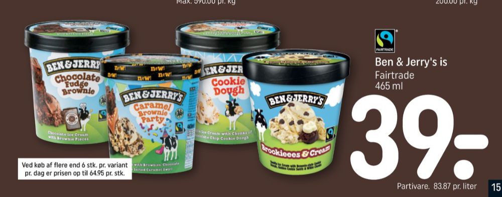 Frisko Ben & Jerry's, Cookie Dough is