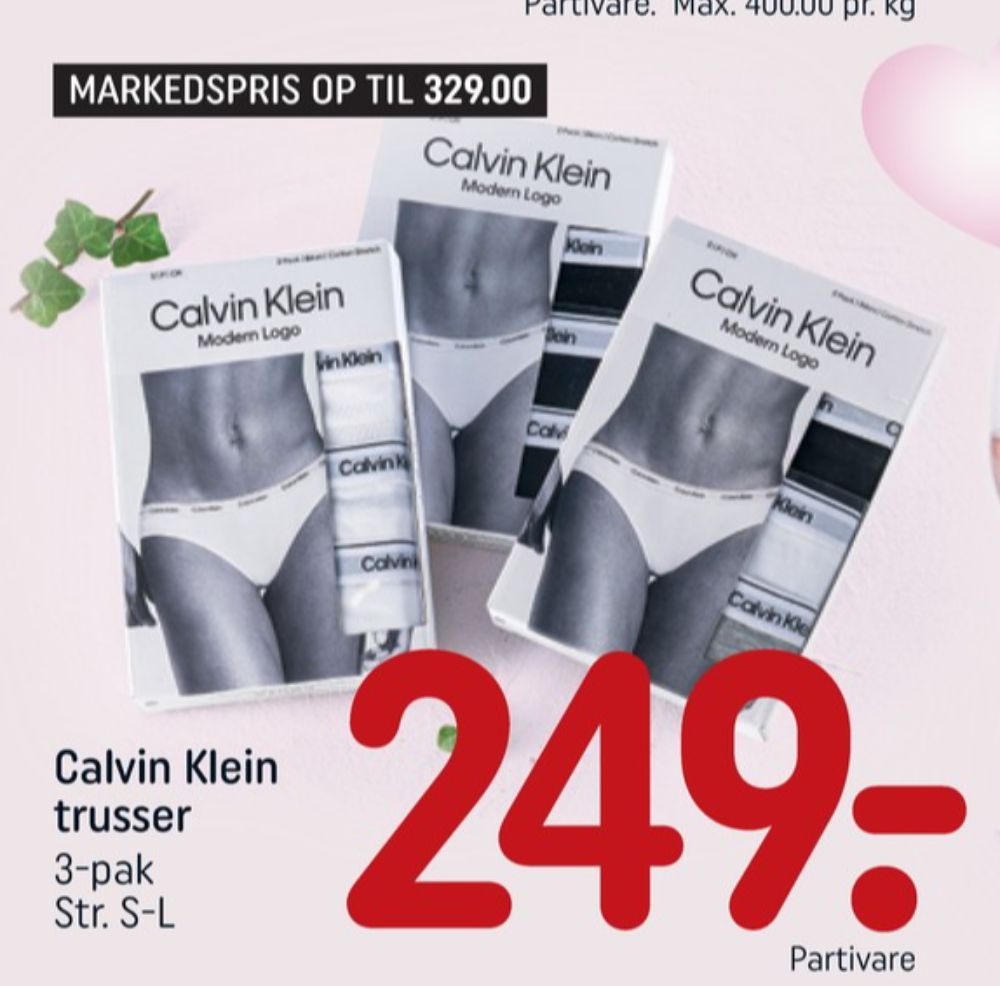 Calvin Klein, Trusser