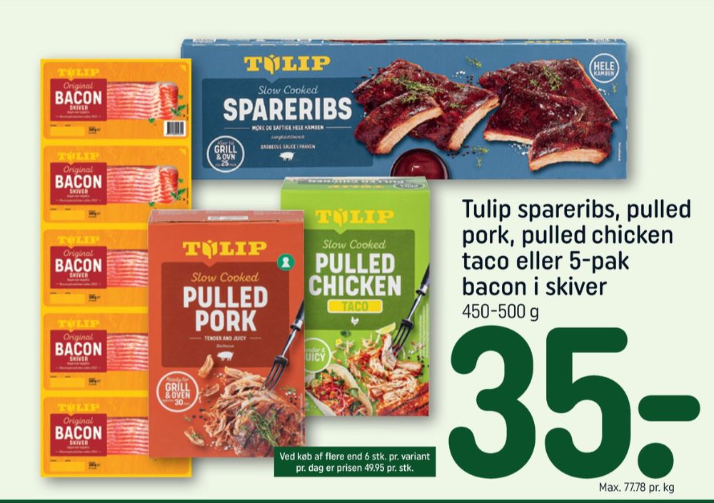 Tulip, Baconskiver