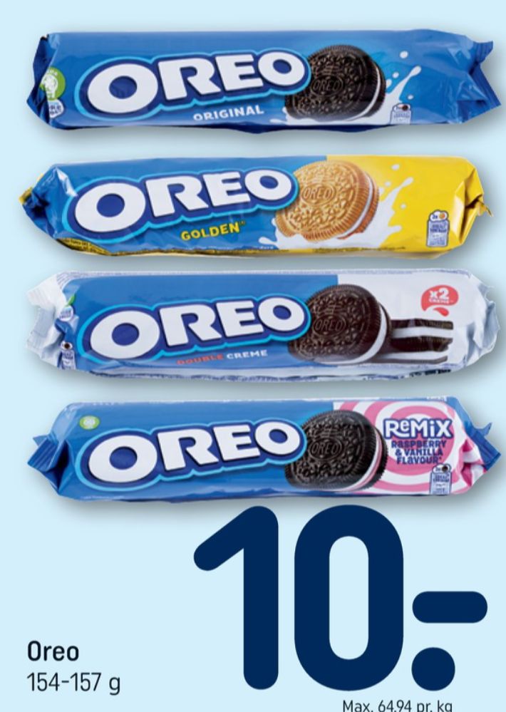 Oreo, Oreo Remix Rasb & vanilje 