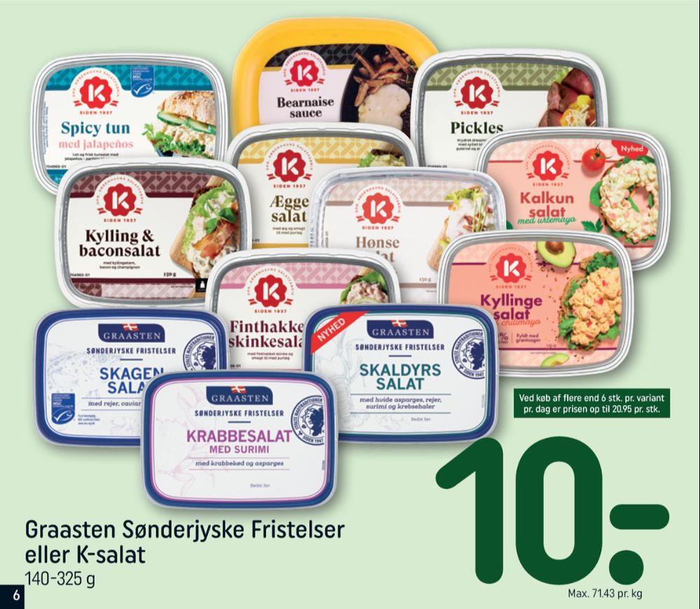 K-salat, Tunsalat spicy med jalapenos