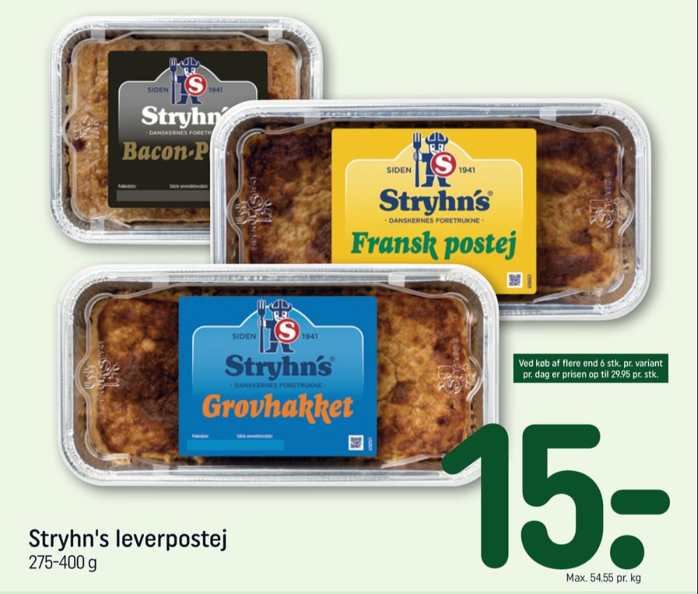 Stryhns Fransk Postej, Leverpostej