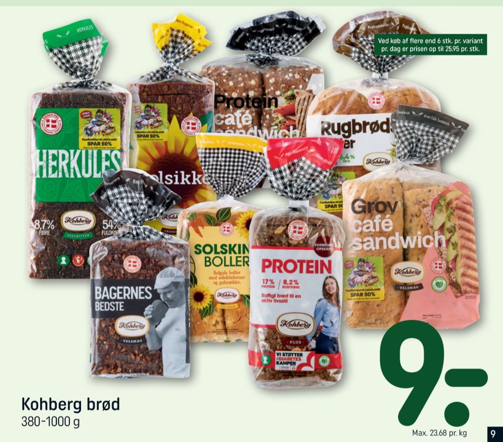 Kohberg, Protein Rugbrød