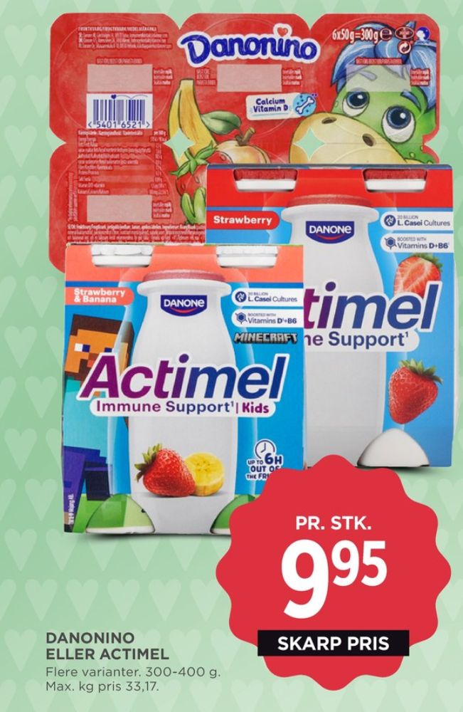 Danone Actimel, Drikkeyoghurt Multifrugt