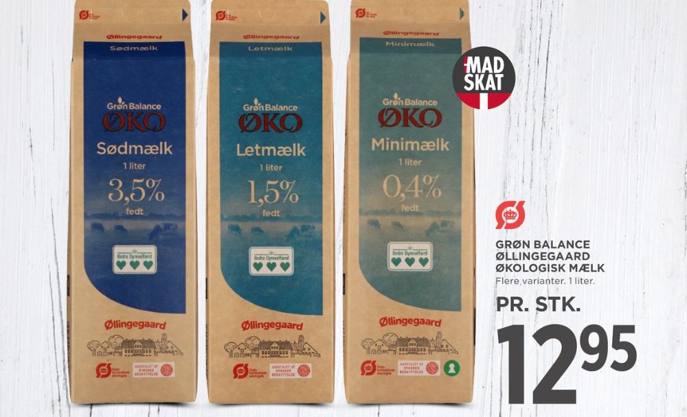 Grøn Balance Øllingegaard, Minimælk 0,4%