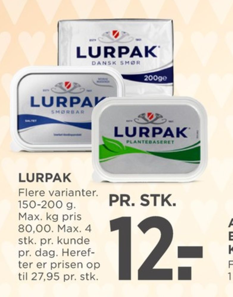 Lurpak, Smørbar