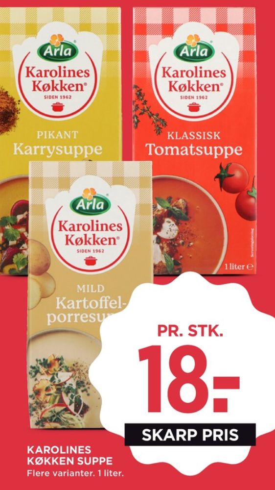 Karolines, Tomatsuppe