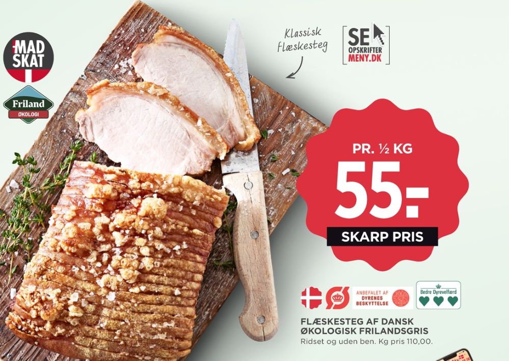 FRILAND Økologi, Flæskesteg