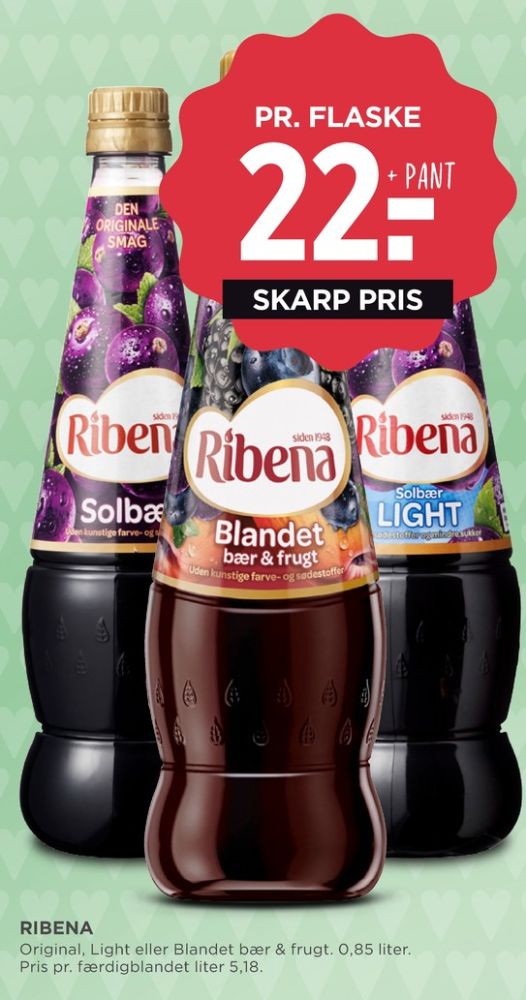 Ribena, Blandet Frugt & Bær
