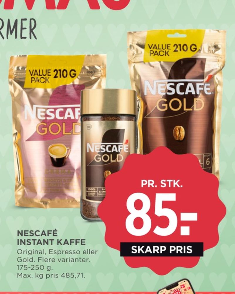 Nescafe Gold, Instant Kaffe