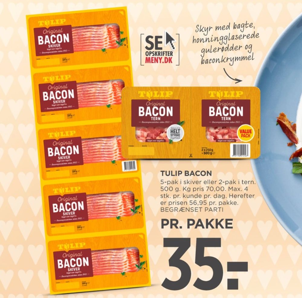 Tulip, Baconskiver
