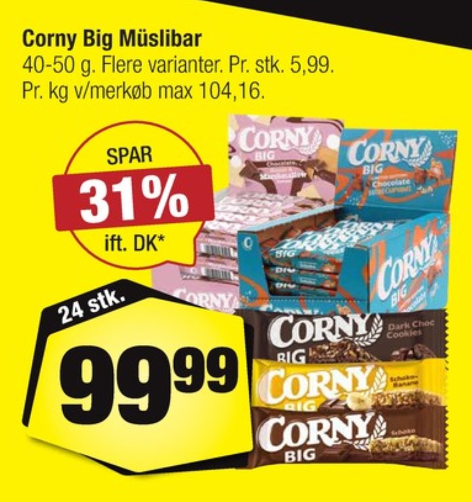 Corny, Chocolate Salted Caramel Big Müslibar