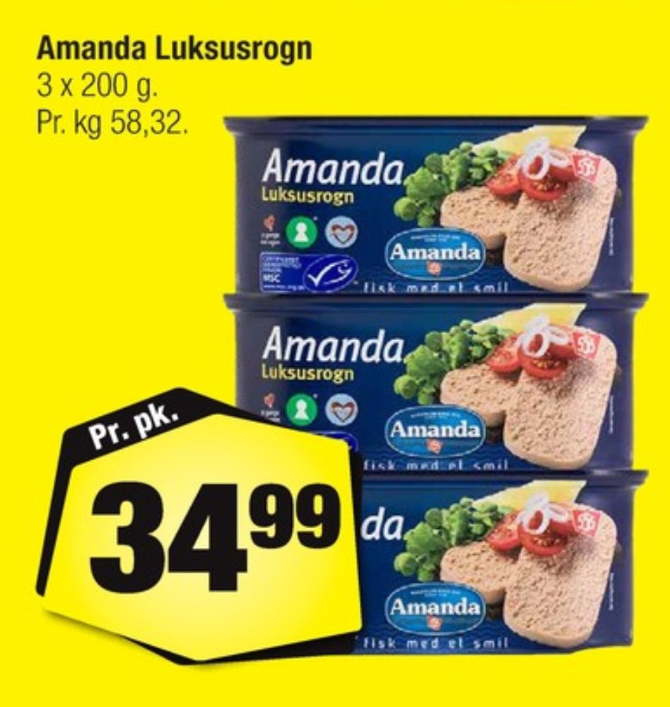 Amanda Seafood, Torskerogn
