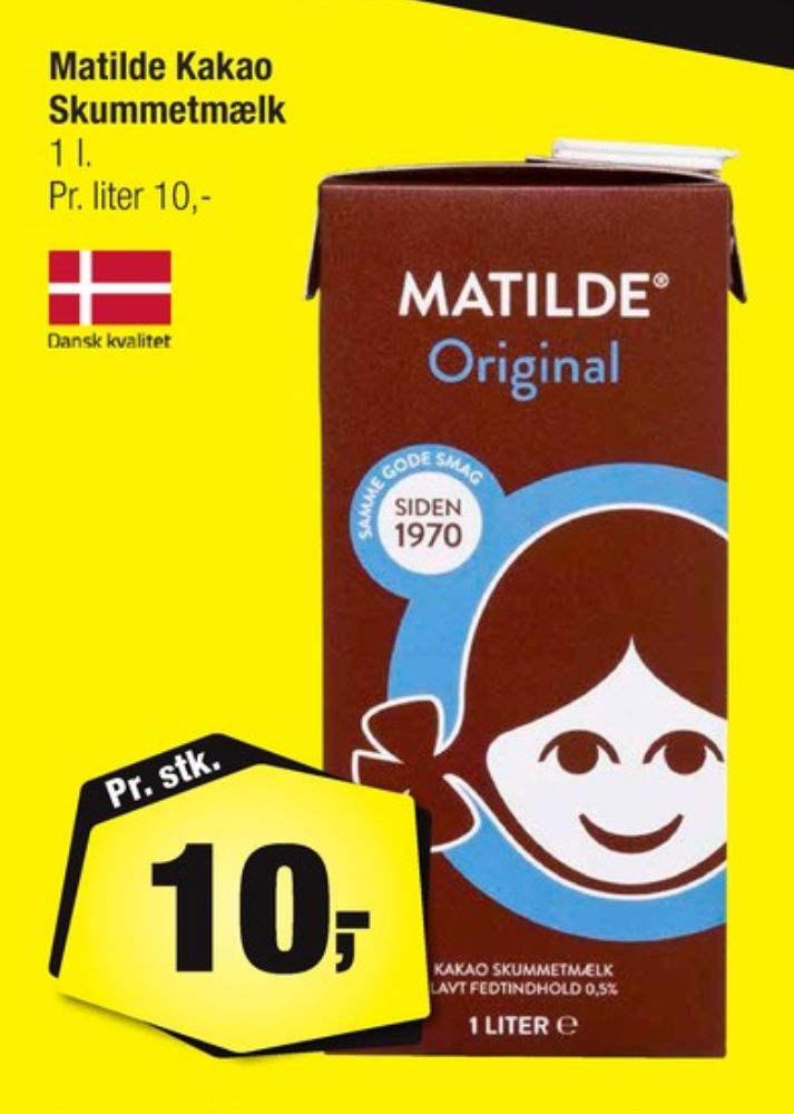 Matilde, Kakaomælk