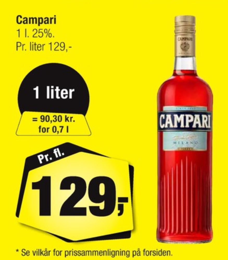 Campari, Bitter
