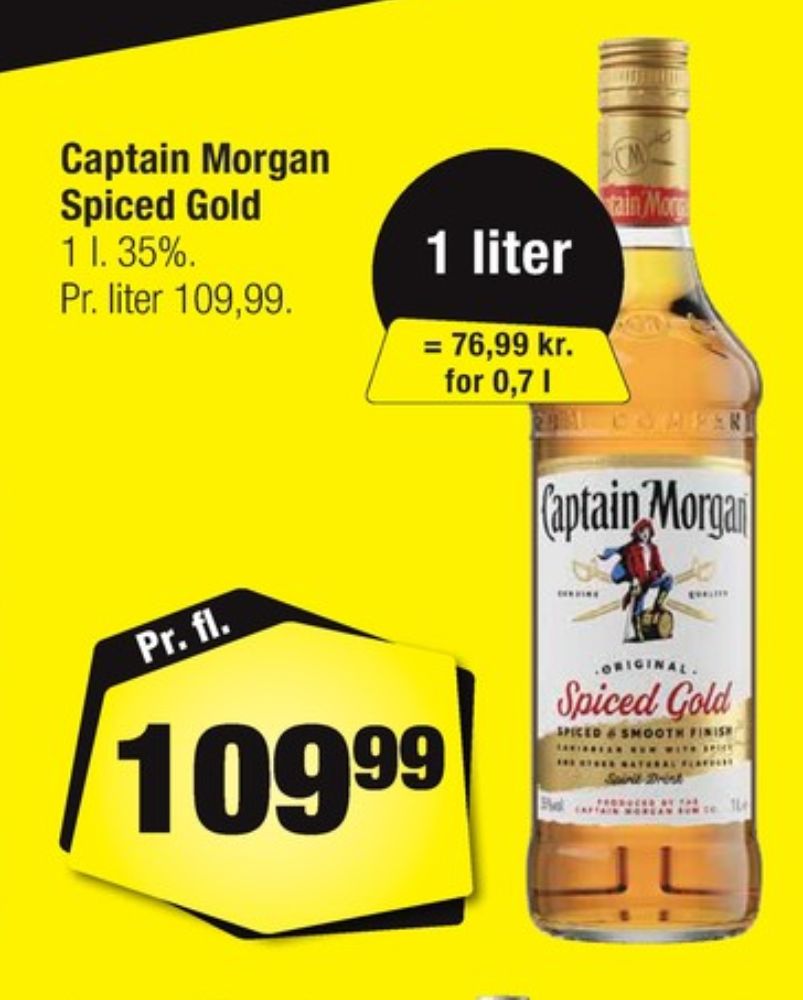 Captain Morgan Spiced Gold, Rom