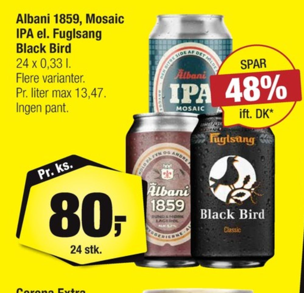 Albani 1859, Øl 24 pk.