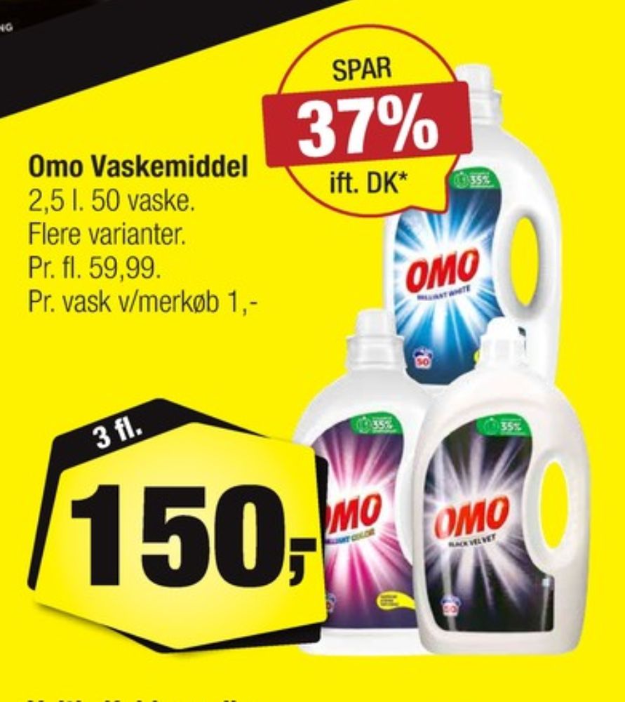 Omo, Vaskemiddel-flydende