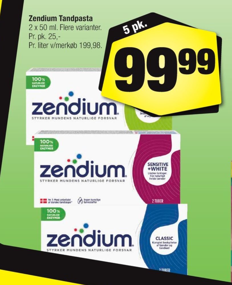 Zendium, Tandpasta