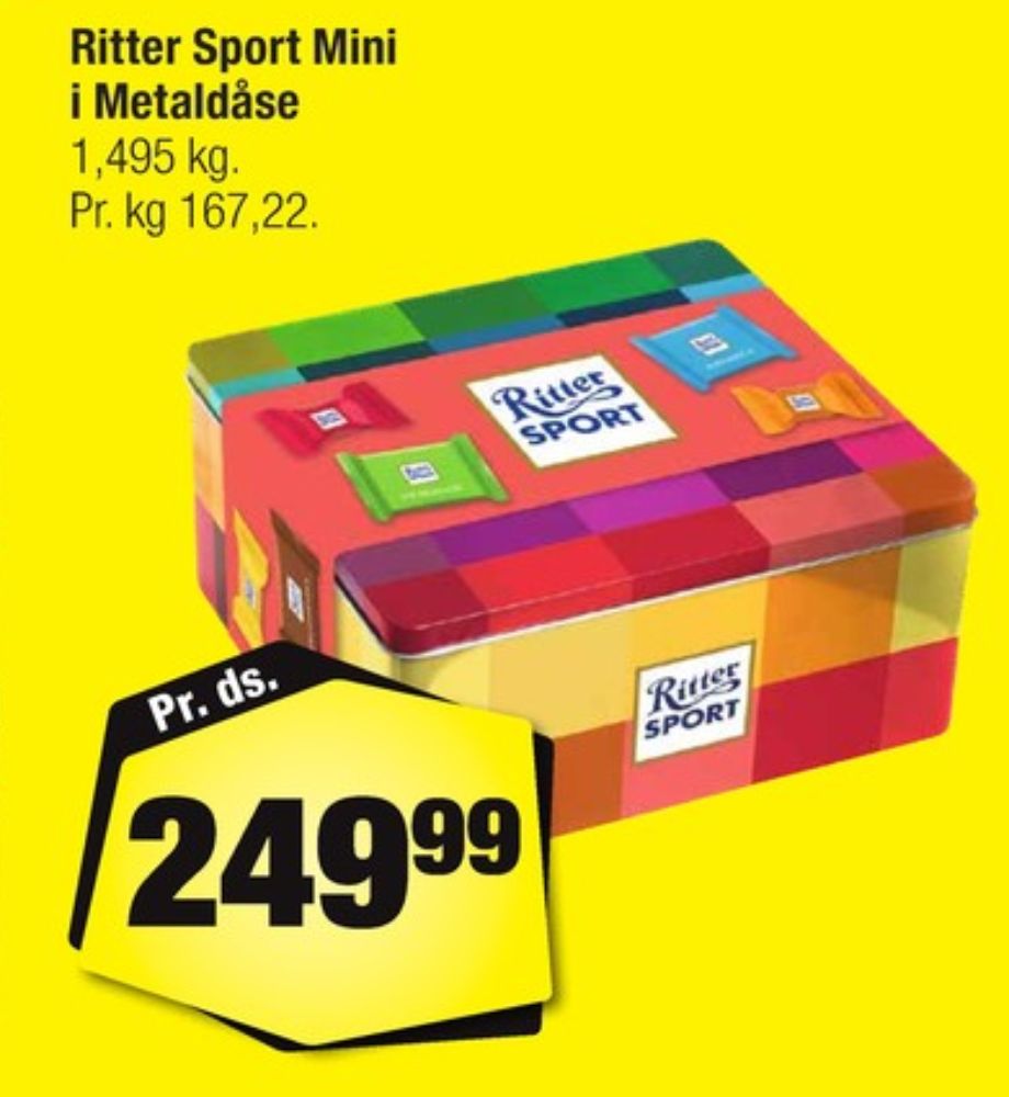 Ritter Sport Mini, Chokolade