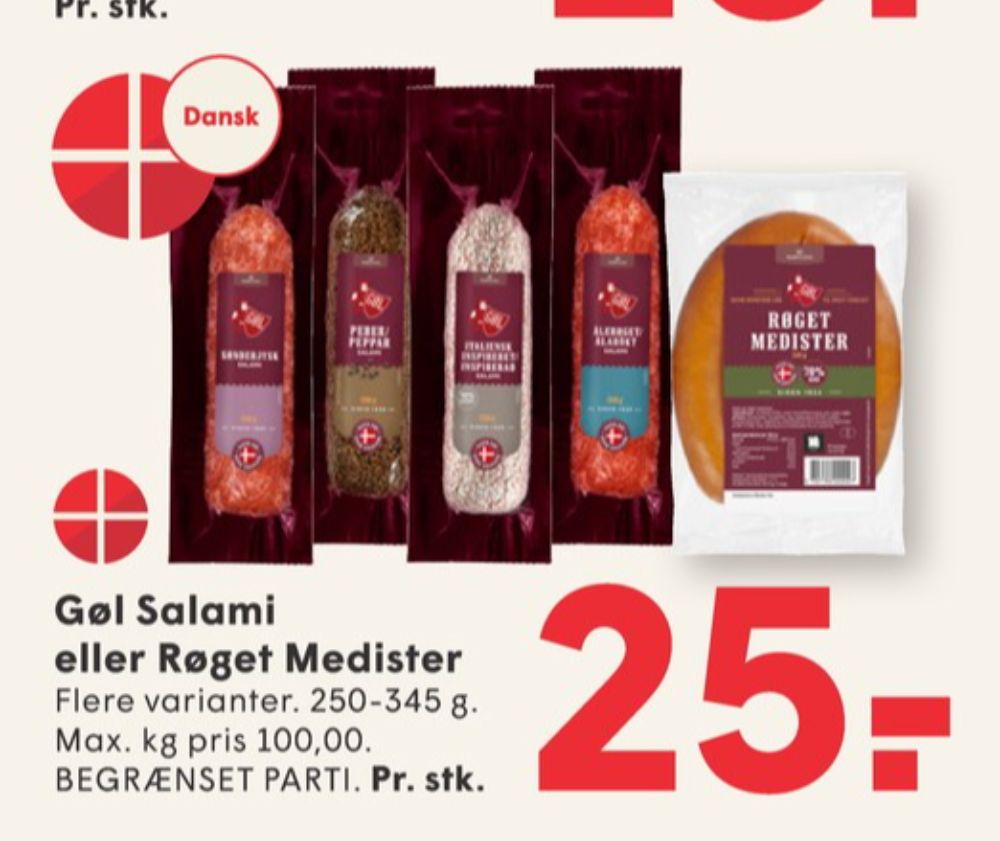 Gøl, Røget Medister