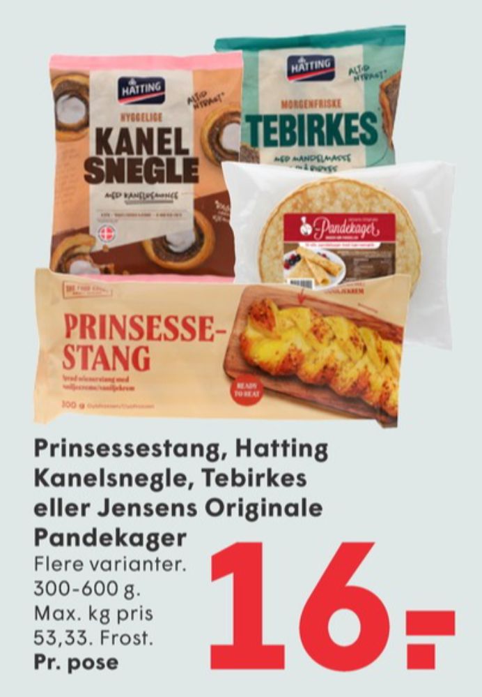 Hatting, Tebirkes