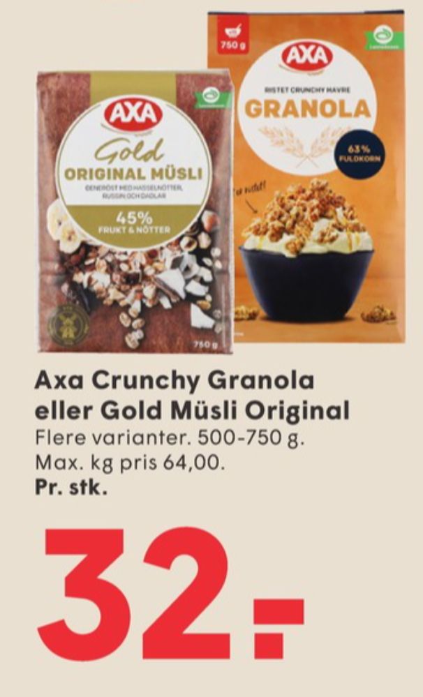Axa, Gold Original Müsli 