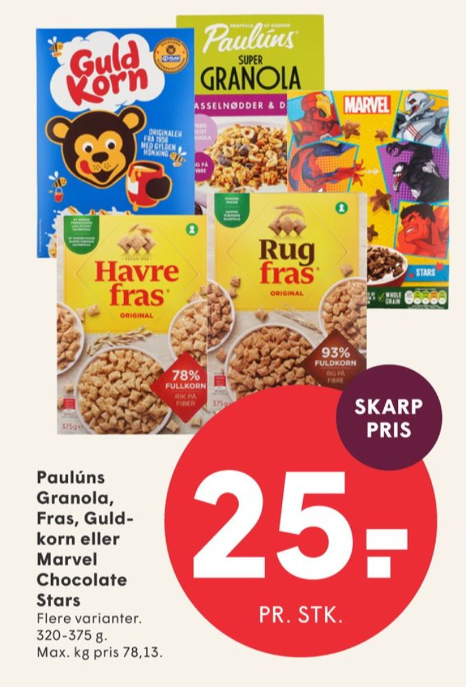 Pauluns, Granola
