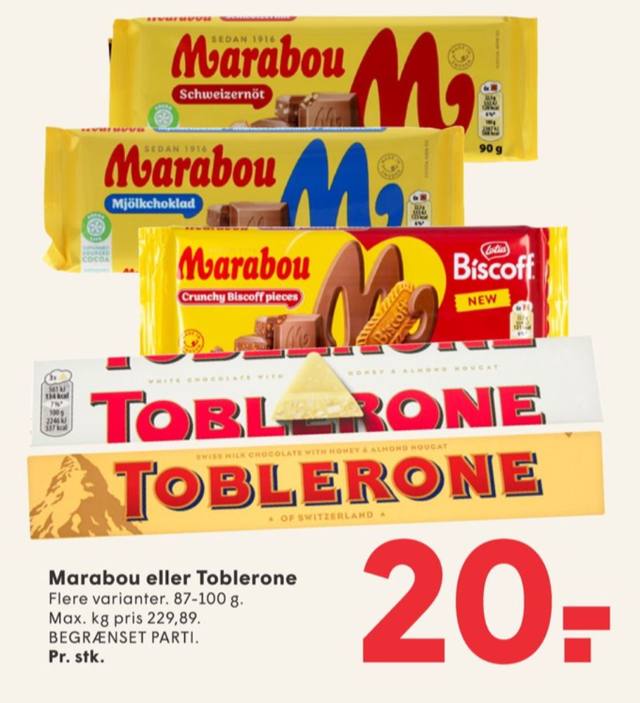 Marabou, Chokoladeplade Mjölk Choklad