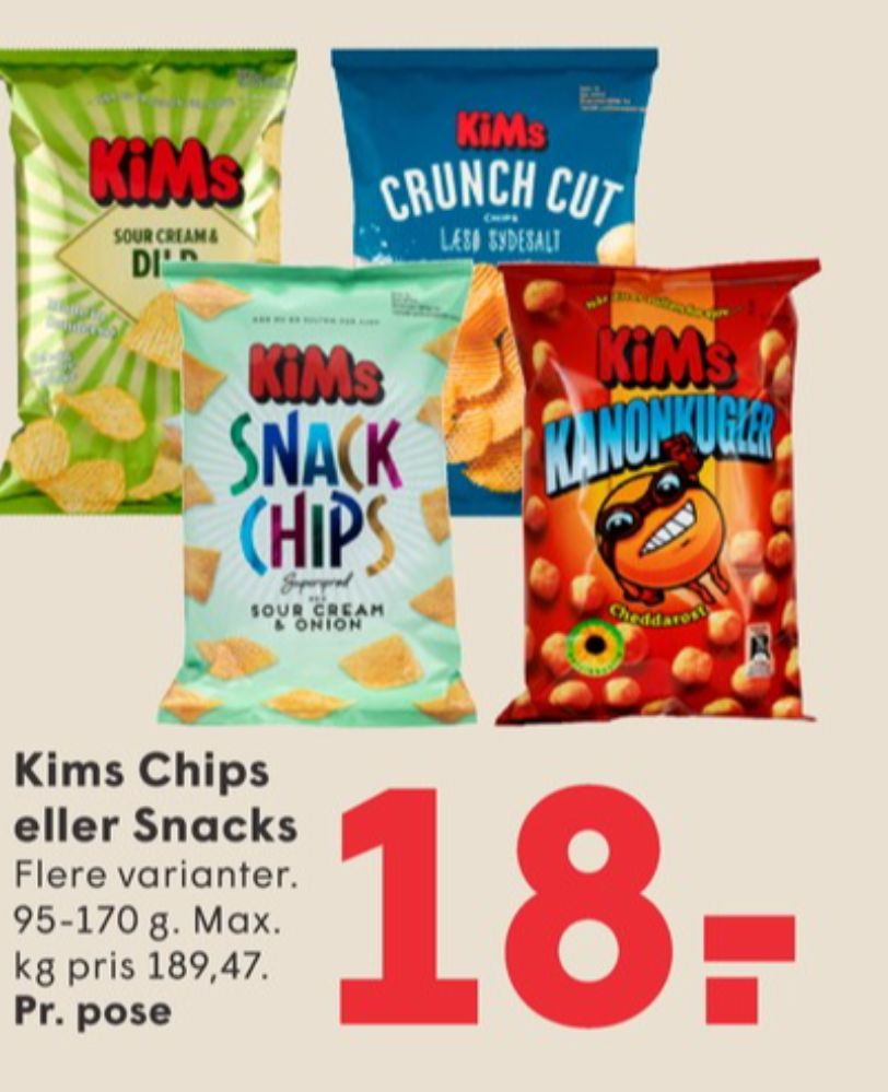 Kims, Crunch Cut Chips Læsø Sydesalt