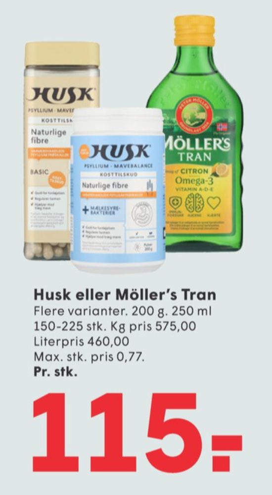 Möllers Tran, Tran